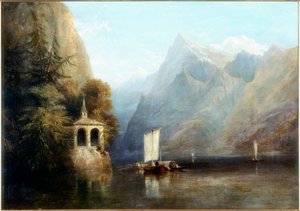 Lago Lucerna com a Capela de Guilherme Tell, 1844